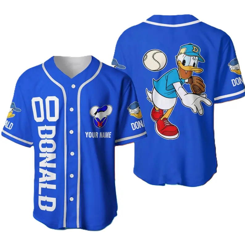 Custom Cartoon Jersey Shirt, Personalized Baseball Shirt, Family Vacation Shirt, Fun Travel Apparel, Gift for Fans