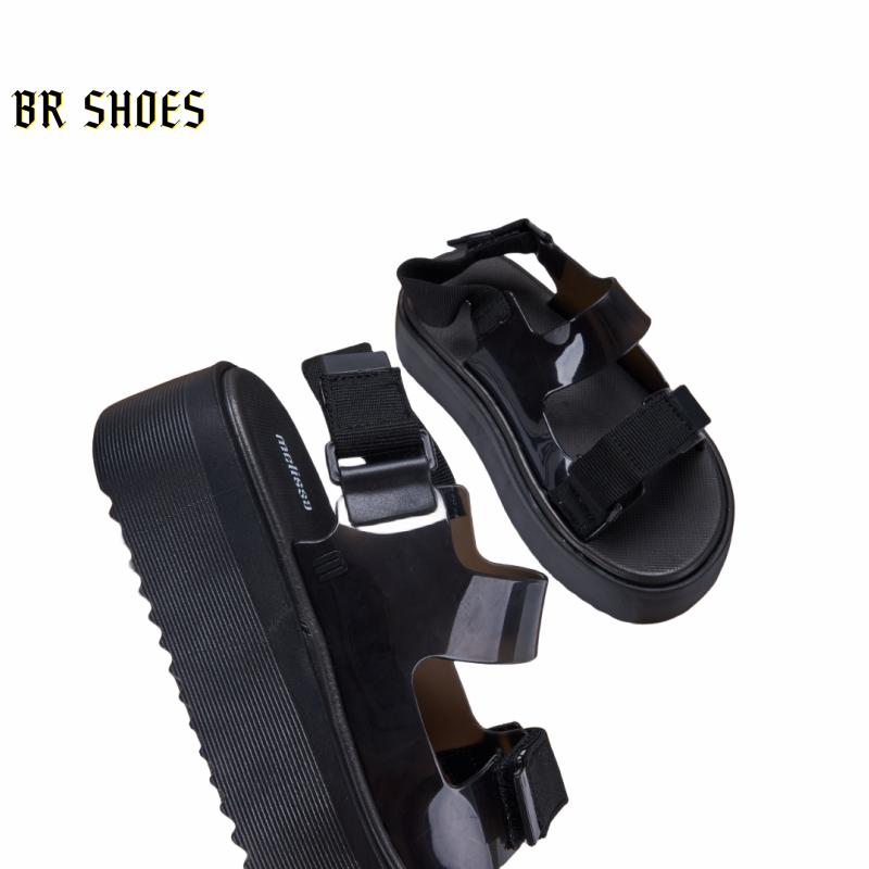 Product Introduction of Melissa Official Store Women Shoes Platform Sandals Magic Buckle Women Heightening Shoes Beach Sandals Quality True Love 13