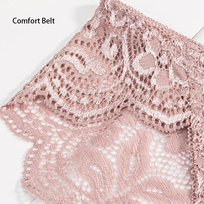 Luxury Floral Embroidery Lace Panties Women Briefs Hollow Lingerie Female Underwear Ladies Breathable Underpants 3