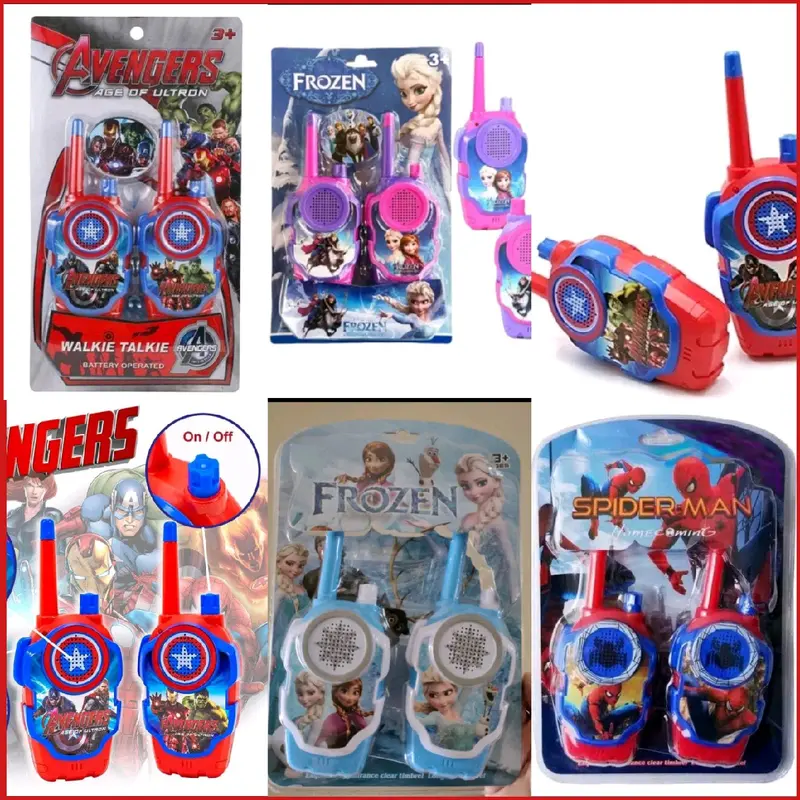 Mainan anak HT walkoe talkie karakter kapten amerika/mainan anak cewek cowok murah 0