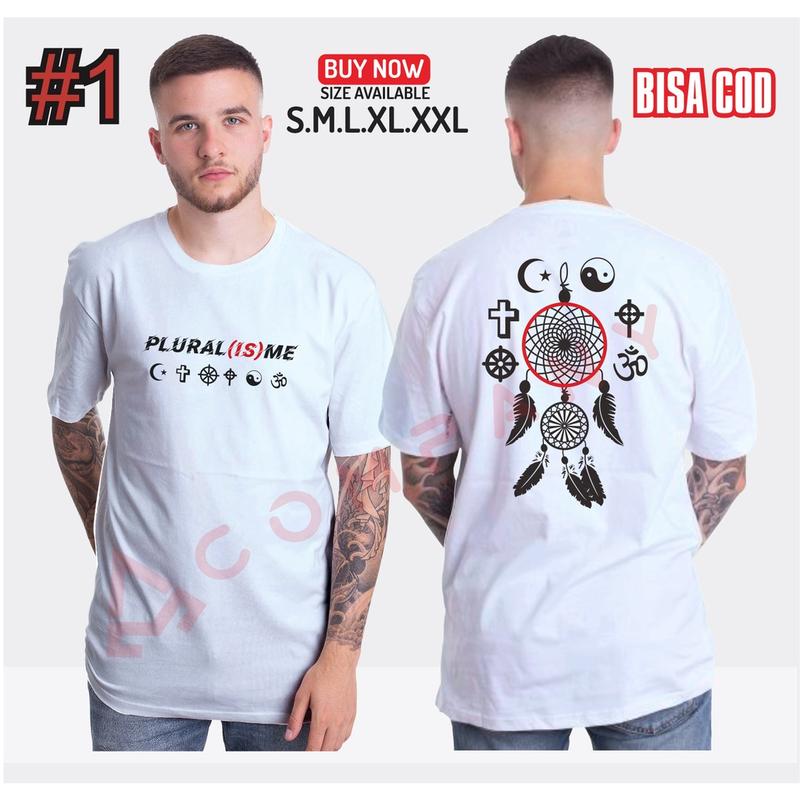 HOODIE/TSHIRT/BAJU MURAH PLURALISME MEMBUNUH BAPHOMET TOLERANSI AGAMA INDONESIA Kaos 1