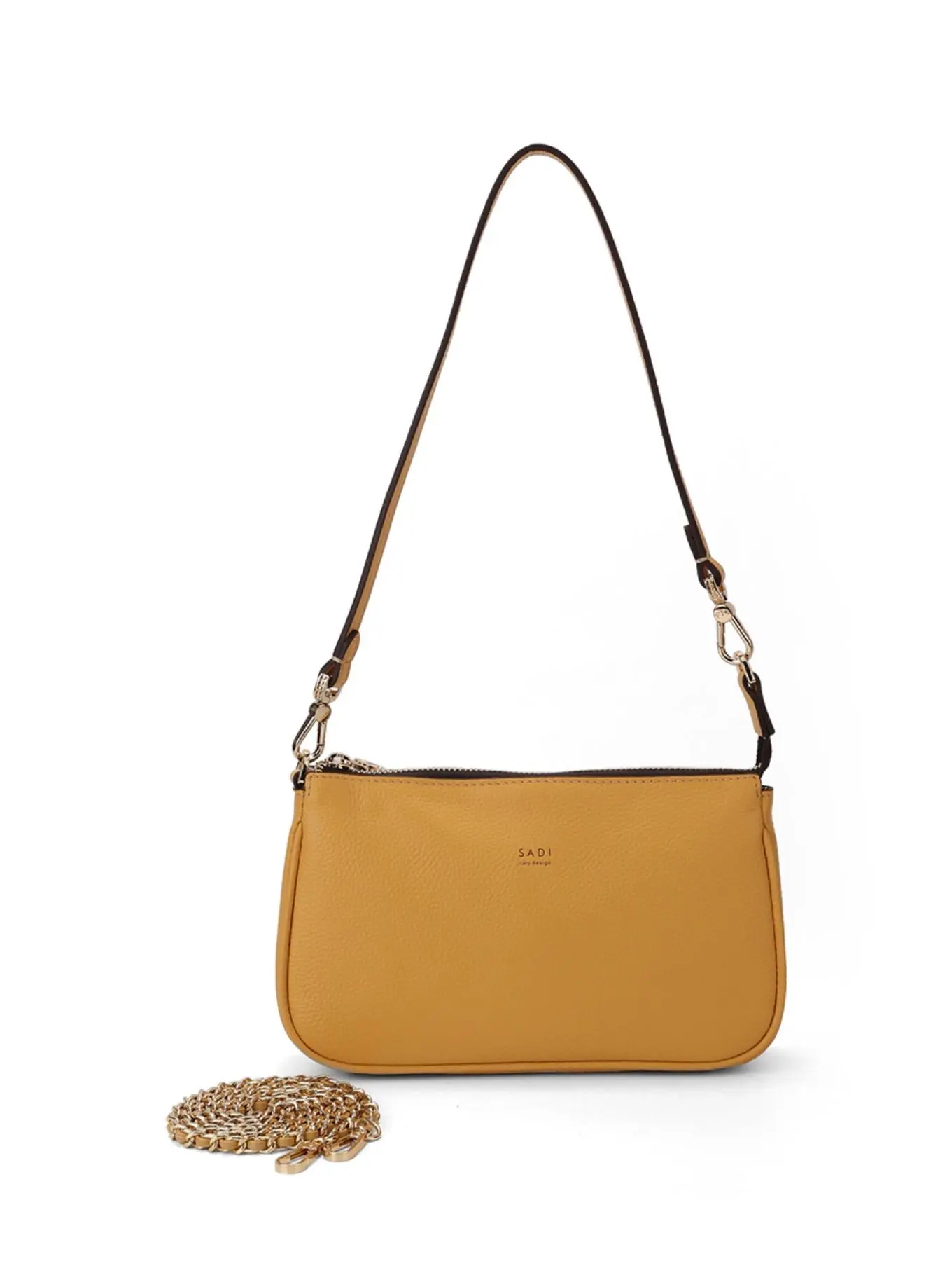 Women's Solid Color Shoulder Bag, Fashionable Cowhide Crossbody Bag for Daily Used, Casual Trendy Versatile High-quality Daily Commuting Bag