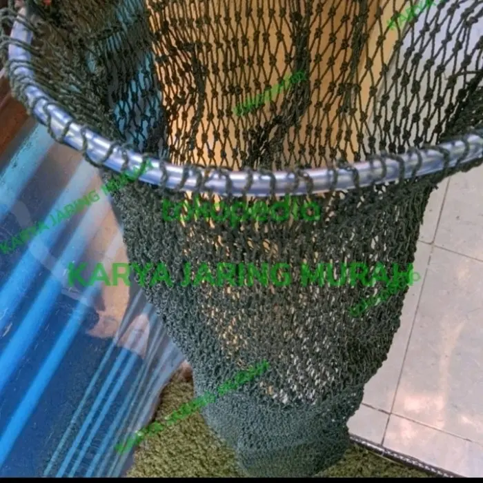 jaring Korang/Koja wadah ikan, dijamin awet dan kuat 120cm-tanpa ring - 2 ring