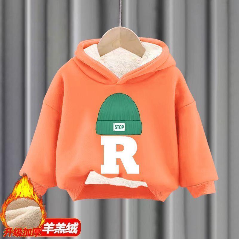 Product Introduction of Bộ Áo Len Lót Lông Cừu Cho Bé Trai Và Trẻ Em, Hai Mảnh, Có Mũ Trùm Đầu, Thích Hợp Cho Bé Và Trẻ Em, Quần Áo Mùa Thu Và Mùa Đông, Thời Trang, Năm 2025 18