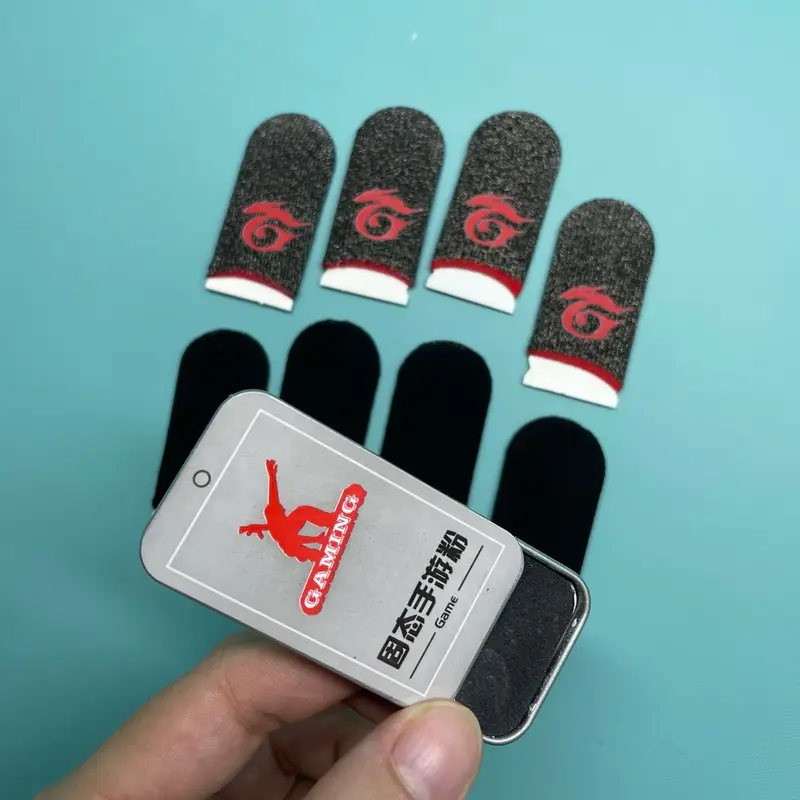 Combo 2 Đôi Bao tay chơi game Garen + Phấn Tặng thêm 2 Đôi bao tay sợi Cacbon tăng độ nhạy cảm ứng chơi game, giảm mồ hôi tay, không bị bám dính màn hình khi chơi game Phụ Kiện Chơi Điện Tử 3