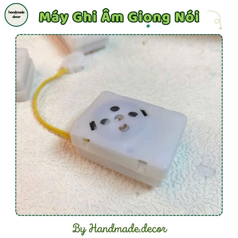  Máy ghi âm giọng nói cho thú nhồi bông - Thiết bị ghi âm giọng nói mini 