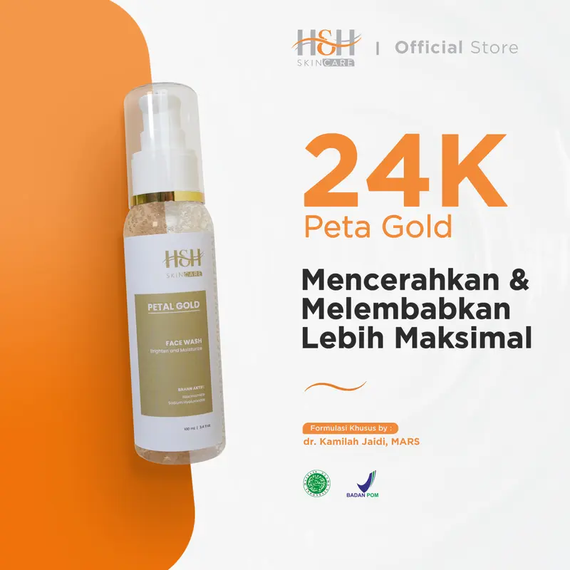 H&H Facial Wash Petal Gold 0