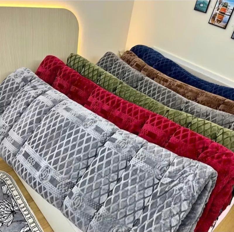 COCO Chăn Đại Hàn Lông Thỏ Siêu Ấm 3,8~4kg Kích Thước 2mx2m2 Chất Liệu Cao Cấp Mềm Mại Nhẹ Nhàng Giữ Nhiệt Tốt Cho Mùa Đông