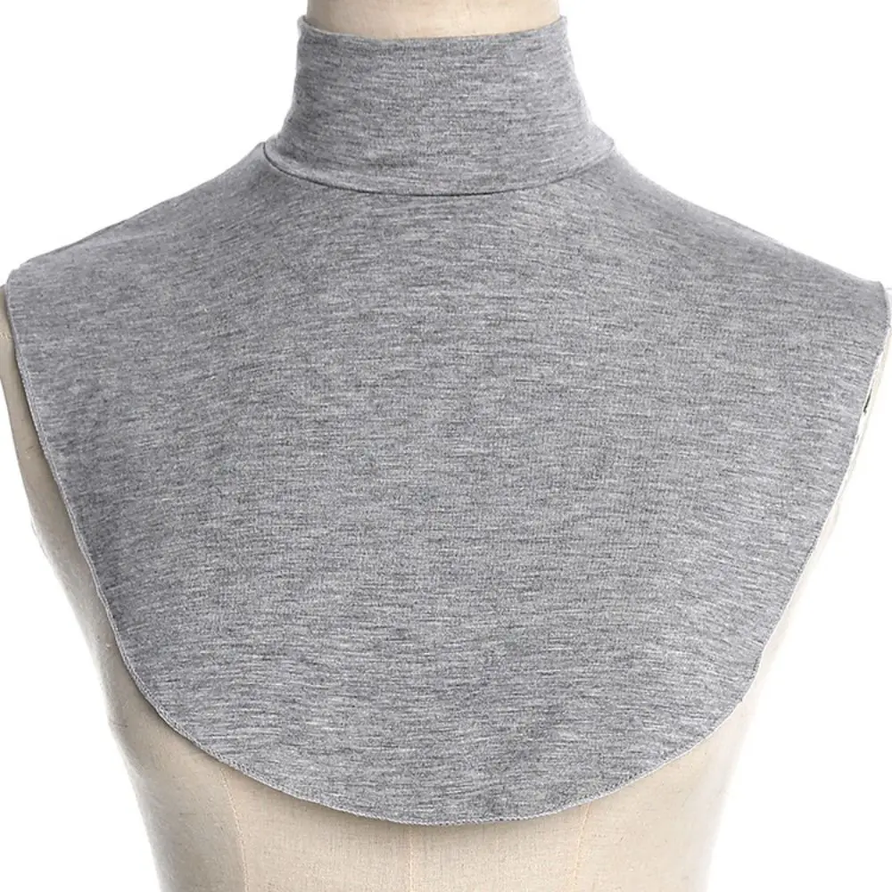 Unisex Modal High Neck Cover Turtleneck Fake Collar Ramadan Hijab Cover High Collars
