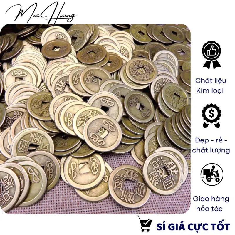 Đồng xu ngũ đế (xu âm dương, đồng xu cổ) - MH902