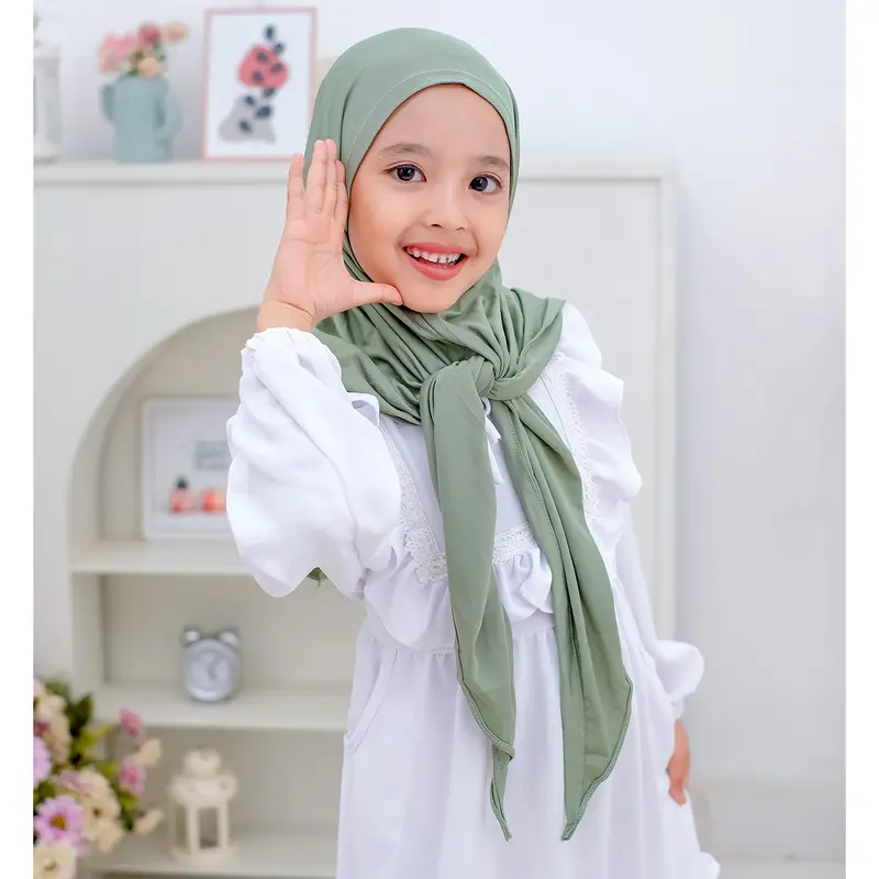 Dungdungkids Jilbab Anak Instan Segitiga 2 - 9 Tahun 3
