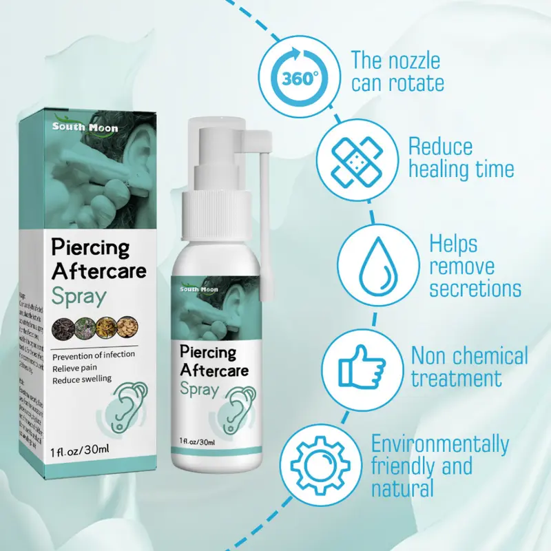 Piercing Aftercare Spray - Dung dịch vệ sinh lỗ xỏ khuyên tai - New/Mới 0