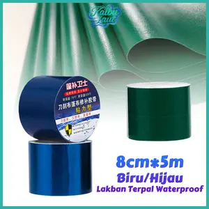 8cm×5m Lakban Terpal Waterproof Repair Tape PVC Tambal Perbaikan Canopy Tenda Anti Air