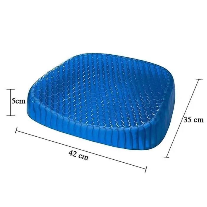Bantal Duduk Silikon super empuk nyaman Bantal Jok Kursi Mobil / Bantal Jelly Sarang MURAH Bantal Gel Silikon Alas Bantalan Duduk Kursi Kantor Sofa Mobil Empuk Cushion Jok Bangku Postur Lebah / Bantal Kesehatan Sarung bantal  sofa Alas Duduk 3