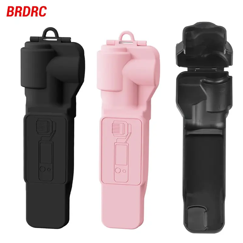 BRDRC Protective Case for DJI Pocket 3, 1 Count Anti-drop Shell, Screen Anti-scratch Flip Case, Handheld Gimbal Accessories, Camera 0