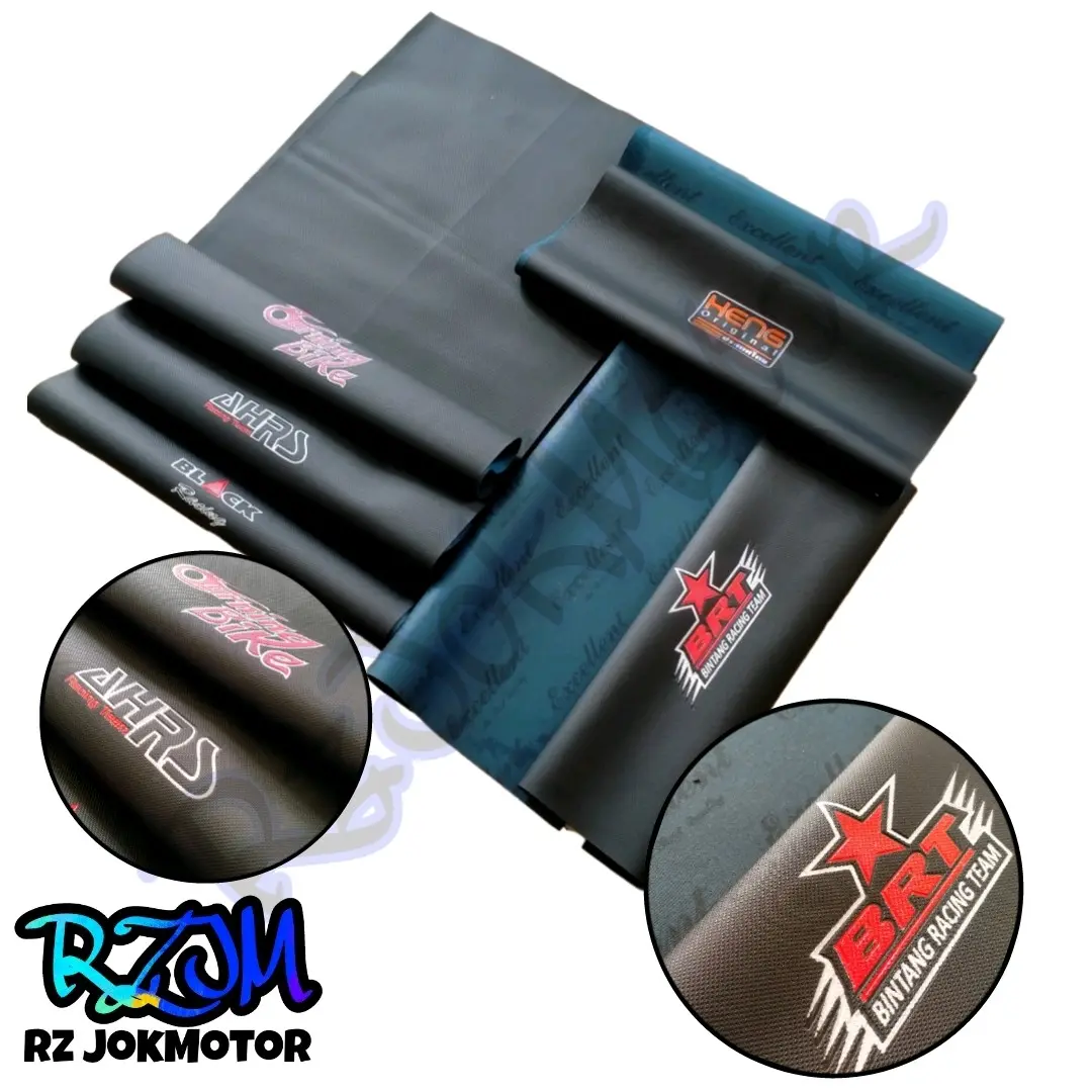 Kulit Jok Sarung Jok Motor Logo Sablon Motif Biji Kopi