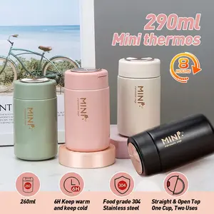 Tumbler Termos Mini Stainless Steel 260ml / Botol Minum Termos Stainless Viral Coffee Tumbler