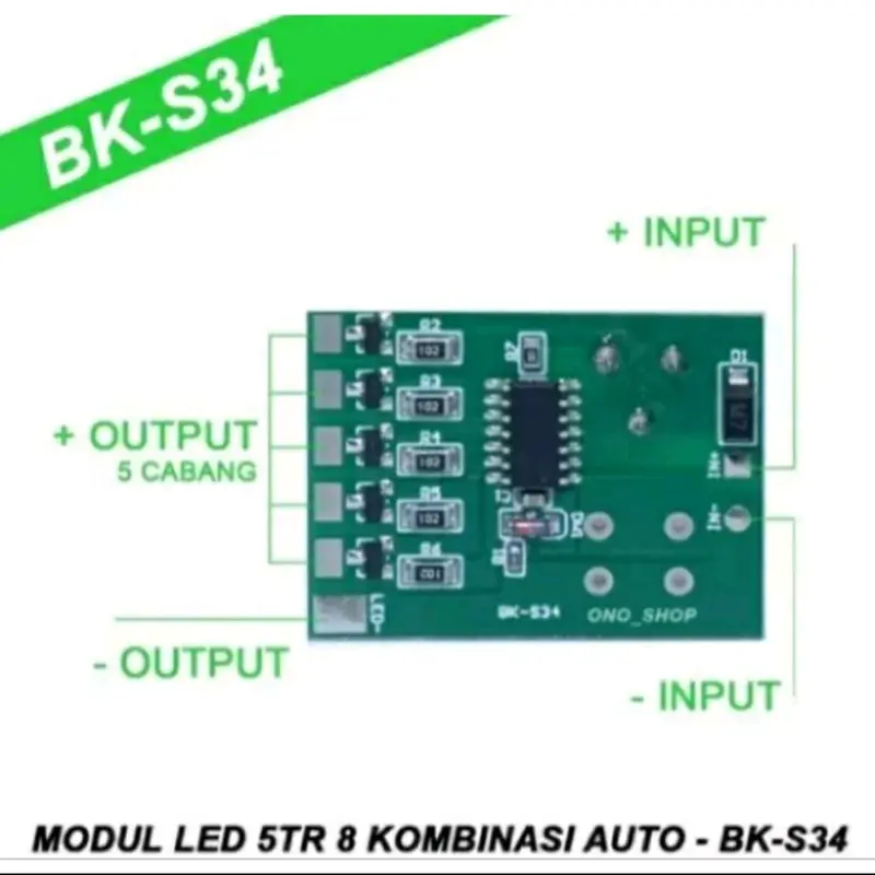 Modul led bk s34 8 mode automatis 0