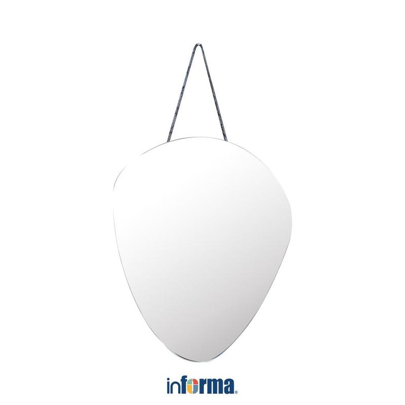 Informa 36x0.4x36 Cm Cermin Dinding 2 Model J97 - Silver - Shop | Tokopedia