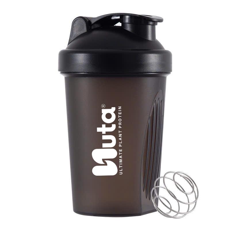 Bình nước tập gym 400ml, ly nước chia vạch Nuta