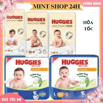 tã quần dán Bỉm huggies s80 m76 L68 M76+6 L68+6 xl60+8 xxl54+8 M106 L104 xl88 xxl80 mới tã quần huggies skin perfect L88 xl72 xxl64 M98+4