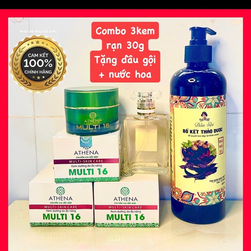 Combo 3 hộp kem Multi16 30g ( kèm quà tặng ) Trị Rạn hiệu quả