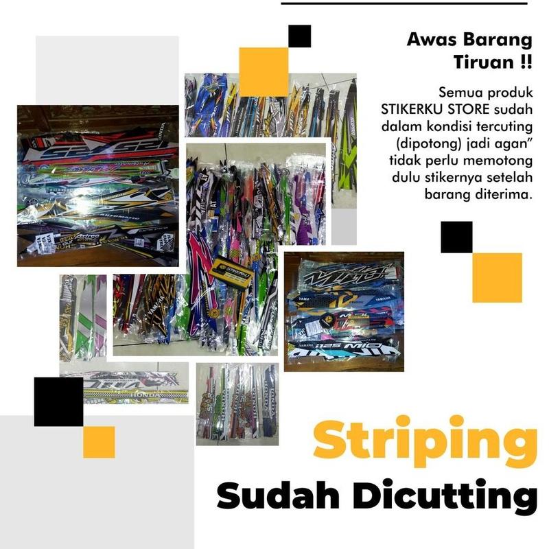 STIKER STRIPING RC EDITION 135 /JUPITER MX 135 / EXCITER LC 135 / STOCK DECAL STIKER VARIASI 2010 - 2015 motorcycle 5