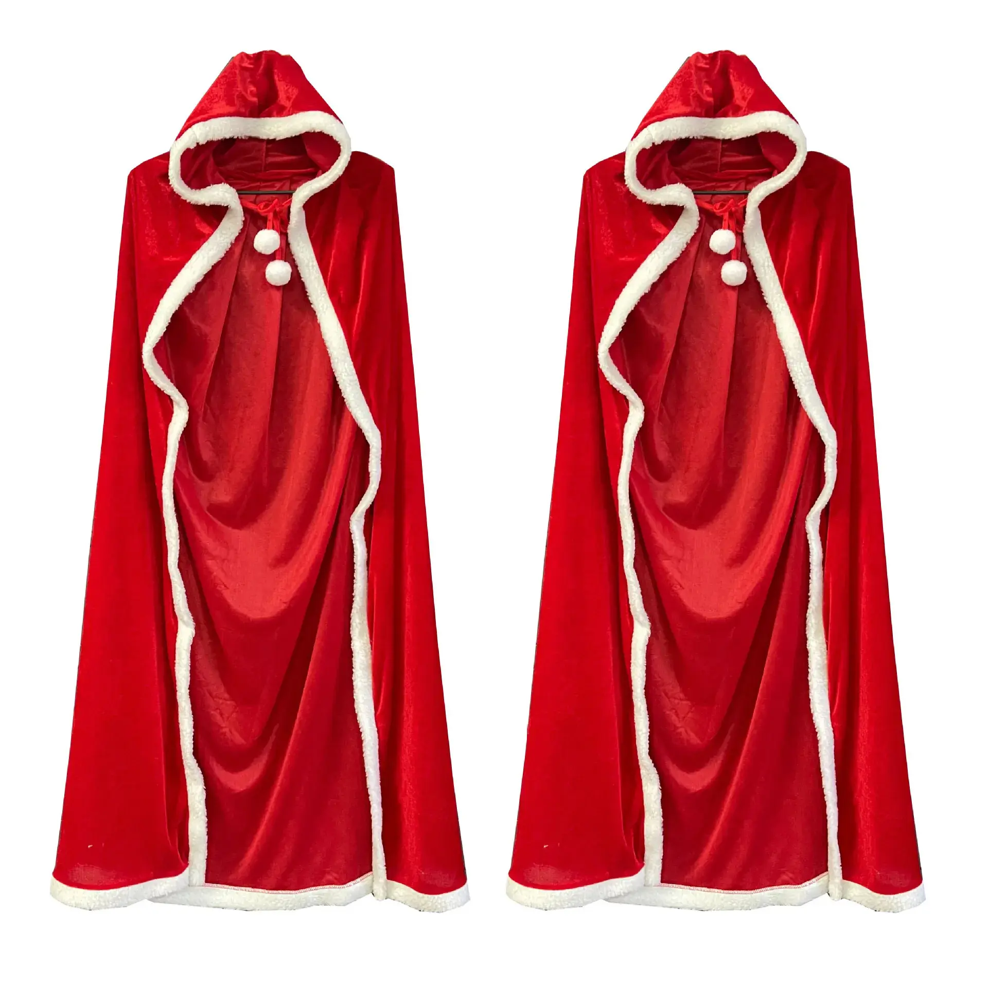 Christmas performance costumes girls' Christmas clothes children Christmas shawls cloaks  red hats cloaks