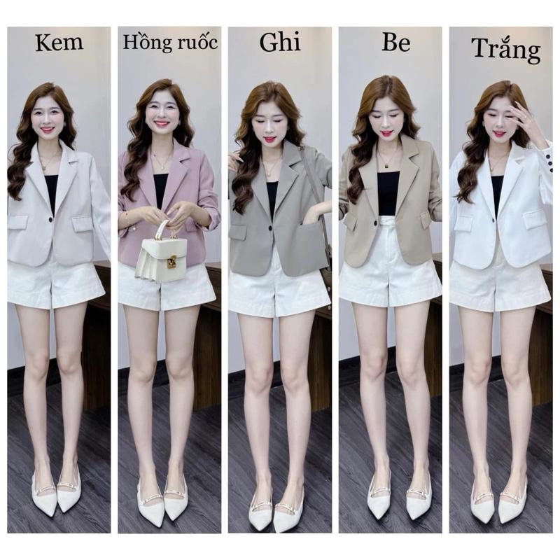 ÁO VEST NỮ 2 LỚP DÀY DẶN CÓ ĐỆM VAI form lửng vừa 54kg đổ lại tuỳ chiều cao, áo dài 50cm [MHS]   - Top nữ - Voi