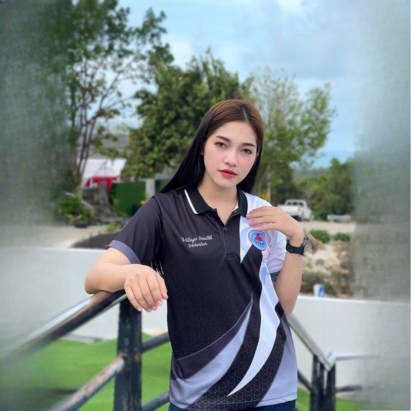 Product Introduction of Thailand 2025 Summer Short Sleeve T-shirt Health Volunteer Pattern Shirt Polo Shirt Clothing Men's Clothing 12