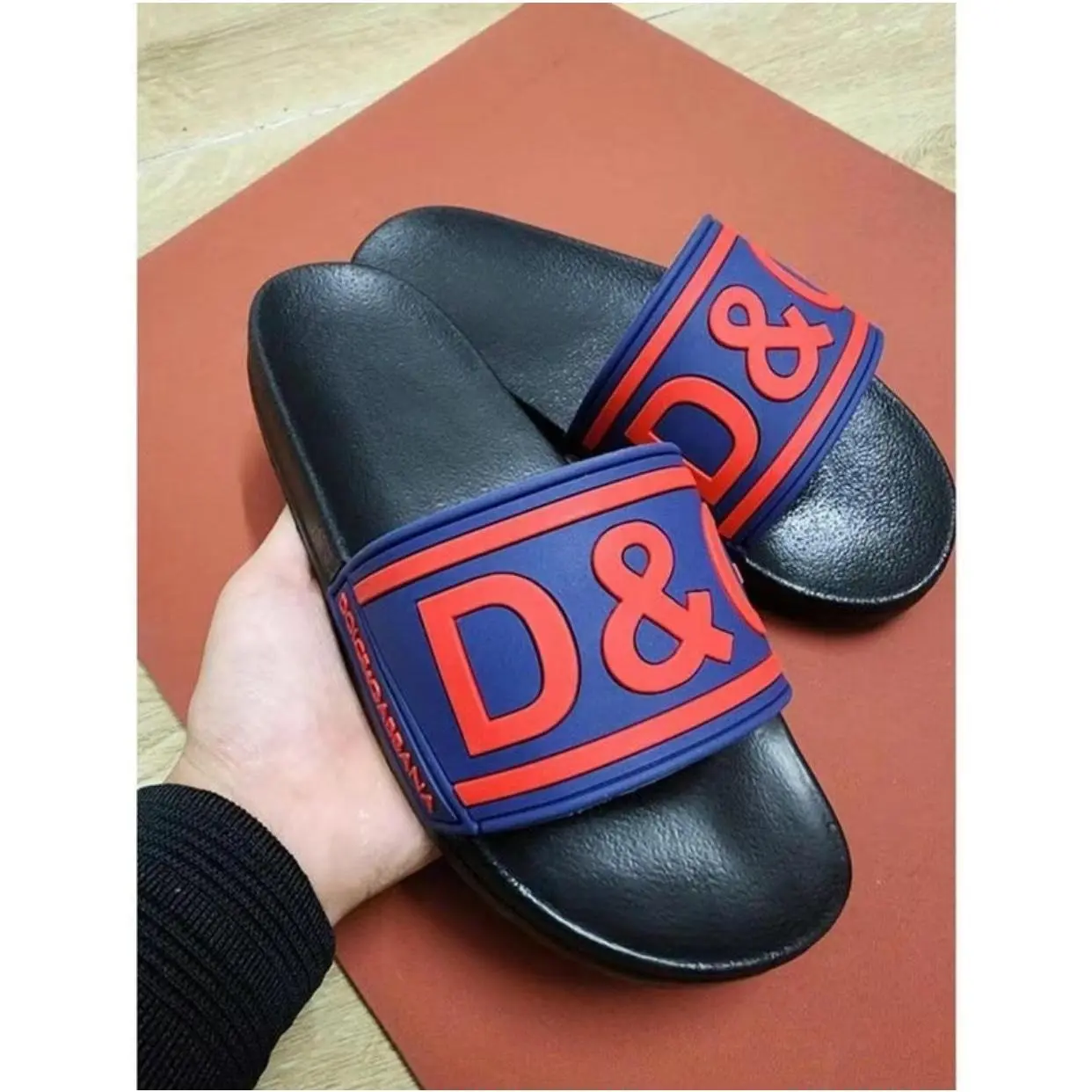 Dép DG quai cao su mềm siêu cấp nam Slipper