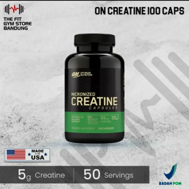 ON Creatine 2500 100 Capsules BPOM 4