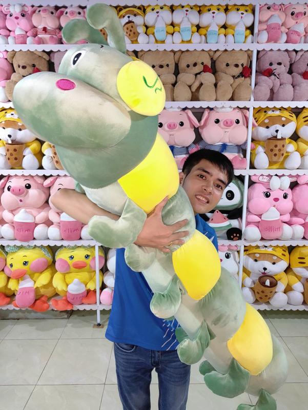 Gấu Bông Sâu Đeo Tai Headphone Đủ Size - Thú Nhồi Bông  - Thú Bông