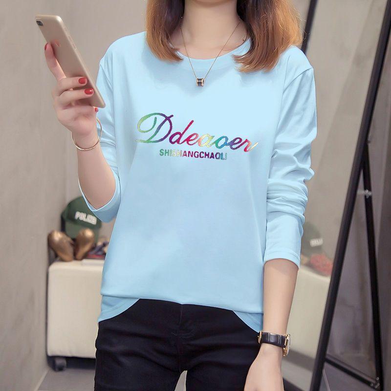 Product Introduction of Áo Thun Dài Tay, Màu Mơ Mùa Thu, Dành Cho Học Sinh Nữ, Dáng Rộng Vừa Vặn, Phong Cách Hàn Quốc, Ngoại Cỡ Ins, Quần Áo Che Nắng, Hàng Mới Về 2022 14