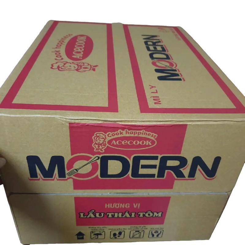 MÌ LY MODERN LẨU THÁI TÔM THÙNG 24 LY ×67G 1 mì  ly