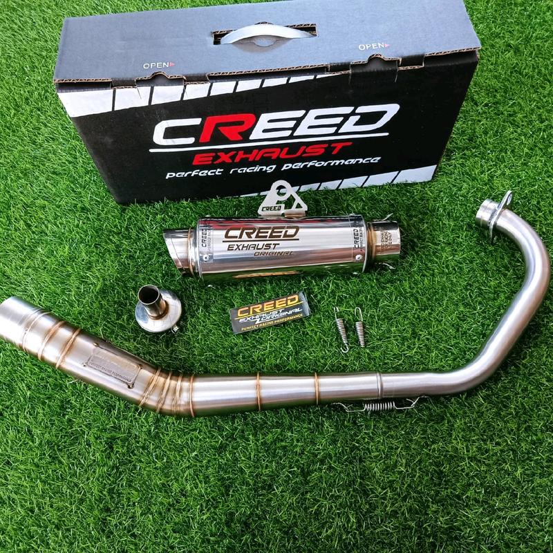 knalpot racing creed exhaust original pnp vixion sonic satria fu Jupiter mx r15 cb 150r cbr 150r gsx 150 tiger verza byson megapro 0