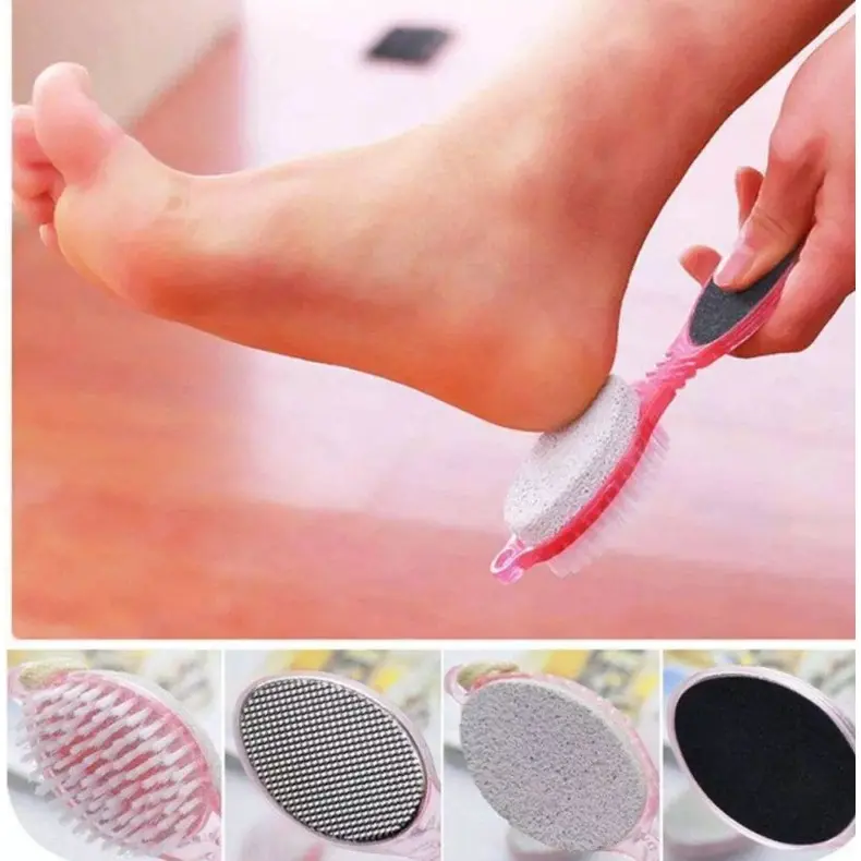 ALAT PEMBERSIH TUMIT / ALAT GOSOK KAKI 4IN1 DENGAN SIKAT YANG LEMBUT KD267 0