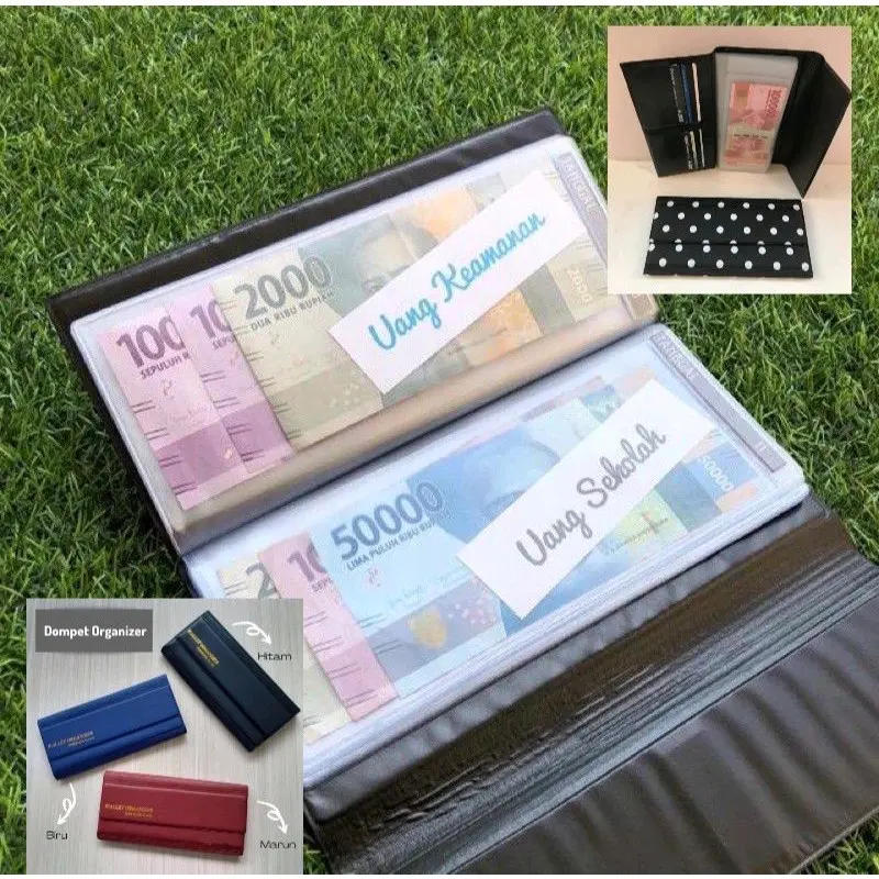 DOMPET DISIPLIN - Pengatur Keuangan Bulanan Walet Organizer wanita premium Dompet pintar Dompet Kartu