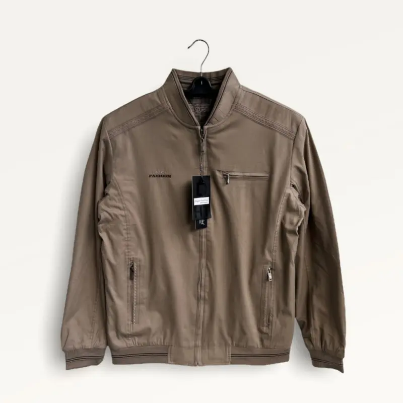 New jaket import pria bahan katun bisa bolak balik Parasut Distro Parka Casual Hitam Tebal Bomber Keren Cowok Motor Dewasa Simple Semi Outdoor 5