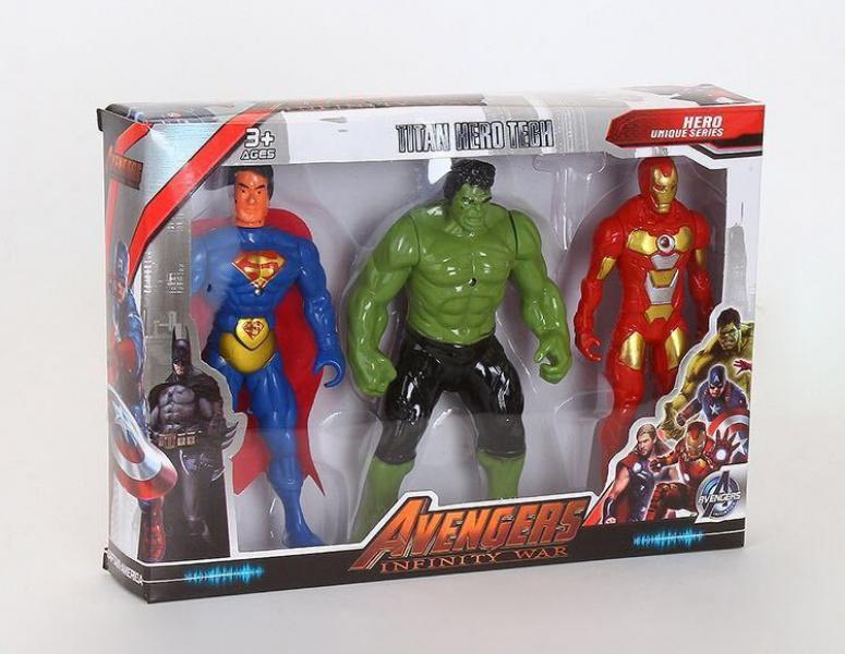 Product Introduction of Mô hình hộp quà tặng Người Sắt Hulk Người Nhện Kẻ giết người báo thù hoạt hình làm bằng tay có thể di chuyển phát sáng Đồ chơi trẻ em 12