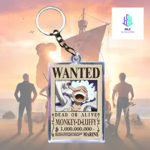 terbaruGantungan Kunci/ Keychain Anime BOUNTY ONE PIECE Luffy, Zoro, SanjiPROMO