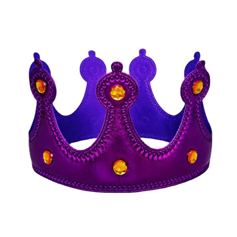 Product Introduction of Adult Kids Cape King Prince Cosplay Costume Crown Shawl Parent-child Activity Party Performance Costume Halloween Cloak 11