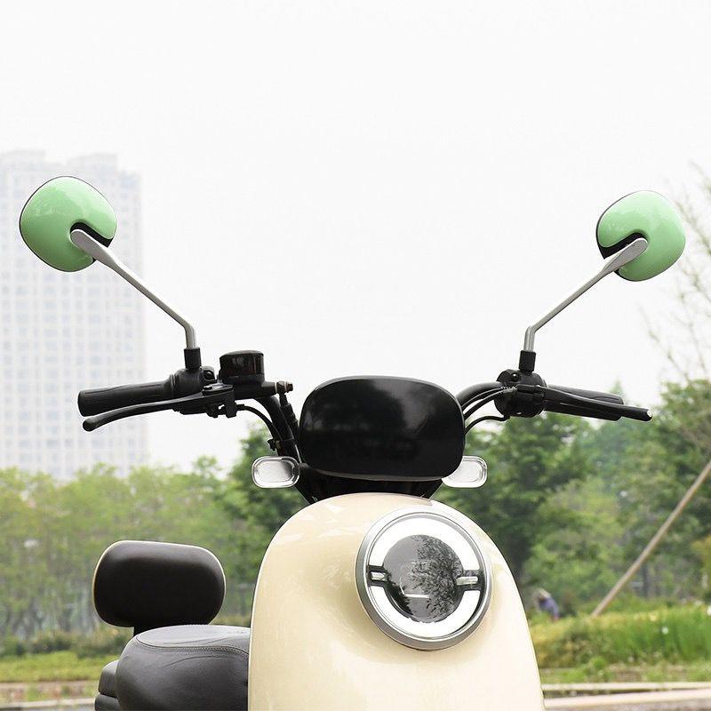Gương chiếu hậu xe Điện Gương tròn Thông Dụng AIMA TAILG, Thích hợp cho xe pin, Gương chiếu hậu HD tầm nhìn lớn 8