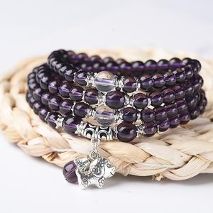 Gelang Tangan Amethyst, Gelang Zodiak, Gaya Jalanan, Gaya Etnik, Untuk Wanita dan Pelajar, Gelang Pasangan, Idea Hadiah