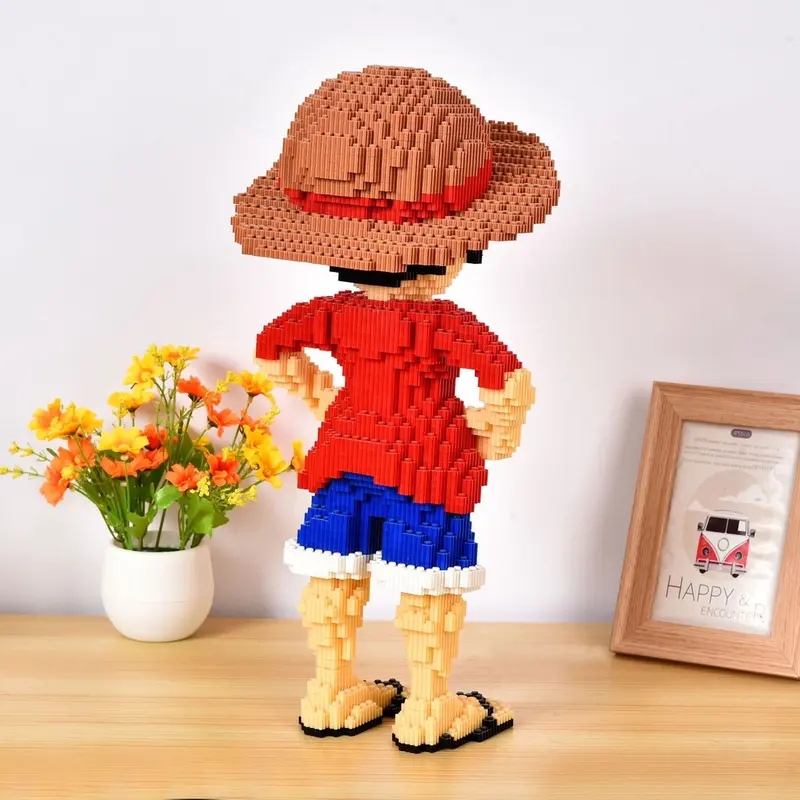 Đồ chơi mô hình lắp ráp 3D hình nhân vật LUFFY Size Lớn có thể làm quà tặng hoặc Decor phòng 2