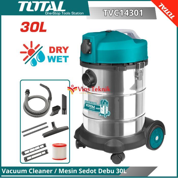 Gambar Wet & Dry Vacuum Cleaner 30L 1400Watt TOTAL TVC14301 dari Vins Teknik Bekasi Kota Bekasi Tokopedia