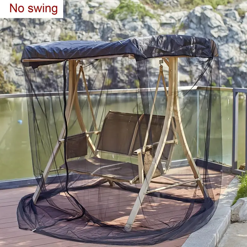 Outdoor Mosquito Net, Zipper Single Door Mosquito Net, Mosquito Net for Outdoor Swing, Camping & Hiking Equipment 6