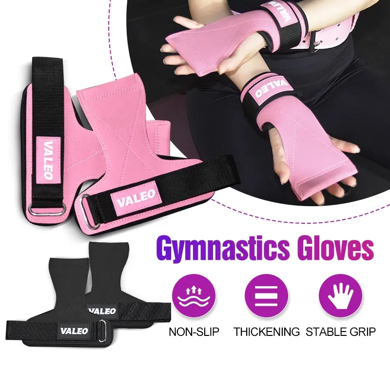Găng Tay Tập Gym VALEO Trợ Lực,Dây Kéo Lưng Lifting Straps Deadlift Aolikes Tập Tạ Tập Xà Chính Hãng Sport Bao Tay 0