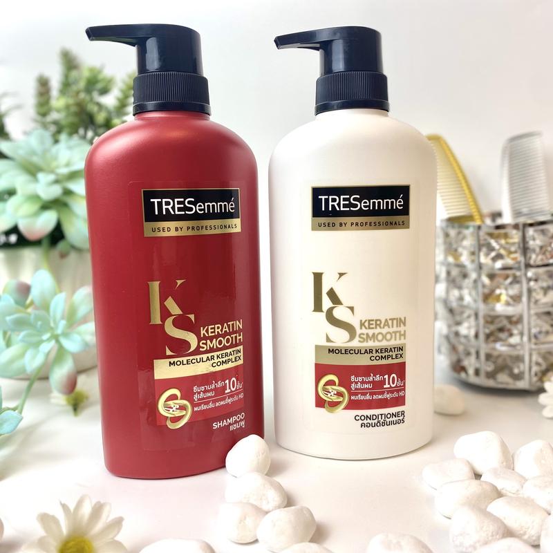  Dầu Gội Tresemme Thái   Lưu Hương Bổ Sung Keratin Mượt Tóc,Combo Dầu Gội Dầu Xả cho tóc khô xơ Gội Đầu Women Nữ 