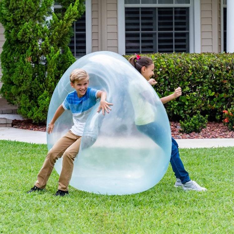 Product Introduction of Bubble Ball Summer TPR Decompression Oversized Inflatable Ball Water Injection Bubble Balloon balloon garland 11